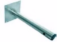 Staffa a muro Dieffematic CIAMANTASP45 in acciaio inox color argento per accessori antifurto e allarme