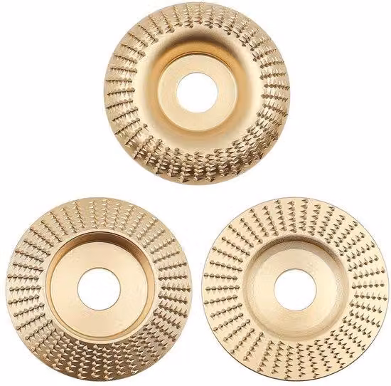 Set di accessori da 125 mm: dischi abrasivi, sega circolare, sega a tazza, per lavorazione del legno, lama per sega circolare