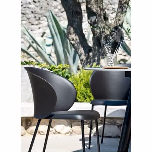 Poltroncina Tuka outdoor Connubia, seduta in polipropilene o tessuto