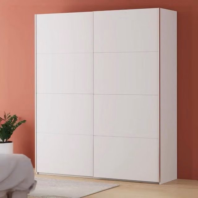 Armadio Afra 2 ante scorrevoli colore bianco