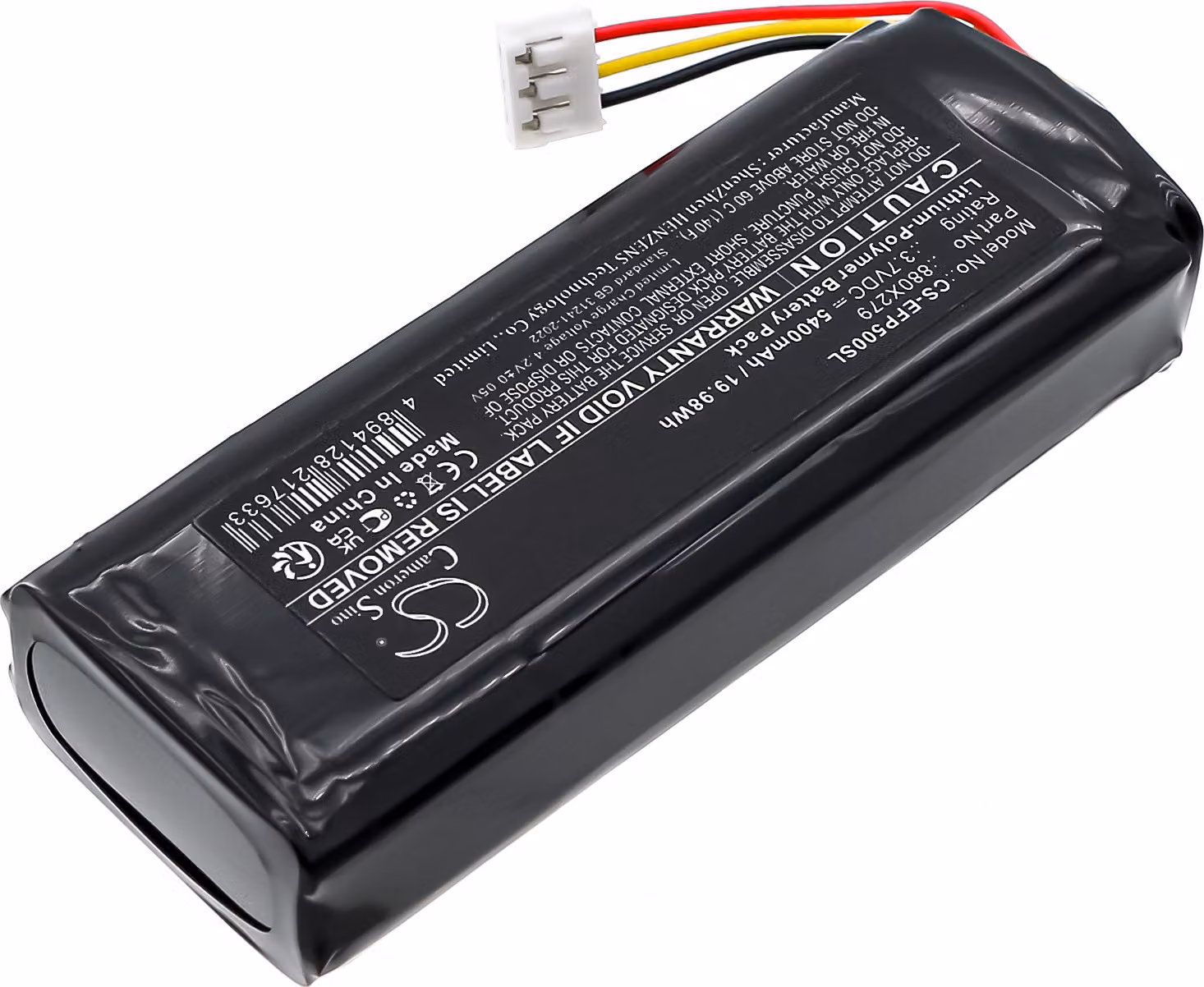 TECHTEK Batteria compatibile con [EXFO] FIP-500 fiber inspection scope, FIP-500-KIT-1, FIP-500-KIT-2, FIP-500-KIT-3 sostituisce 880X279, per E066, pe