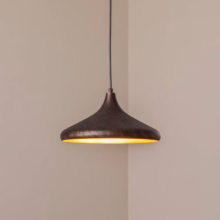 Lampada a sospensione Barek Opviq, dimmerabile, Nero, Soggiorno / Sala da pranzo, Metallo, Lampada a sospensione