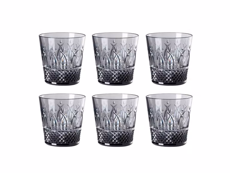 Italia Set da 6 Bicchieri - Grigio