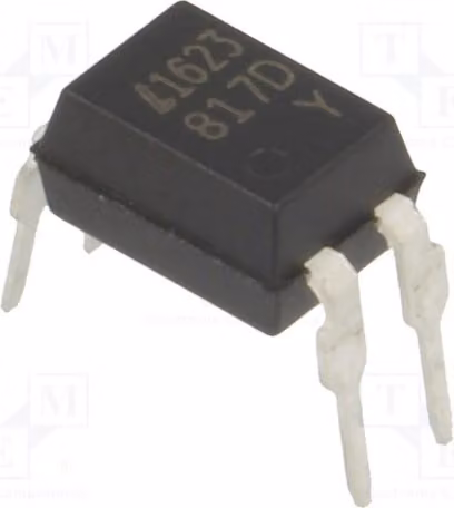 2 optoaccoppiatori, 1 canale, tensione di uscita massima (Uce): 35V, modello LTV-817, optoaccoppiatore con uscita a montaggio su circuito stampato (THT)