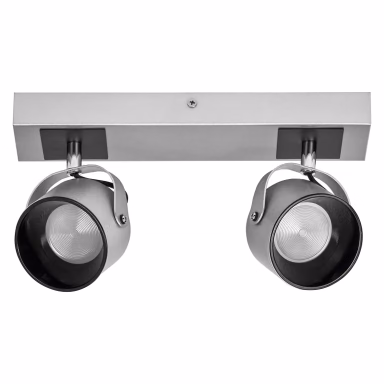 LEDVANCE DECOR SPOT JUPITER, 11,5W, 410lm, argento, faretto, teste regolabili, versatile, faretto per interni, colore della luce bianco caldo, ottica di alta qualità, facile installazione