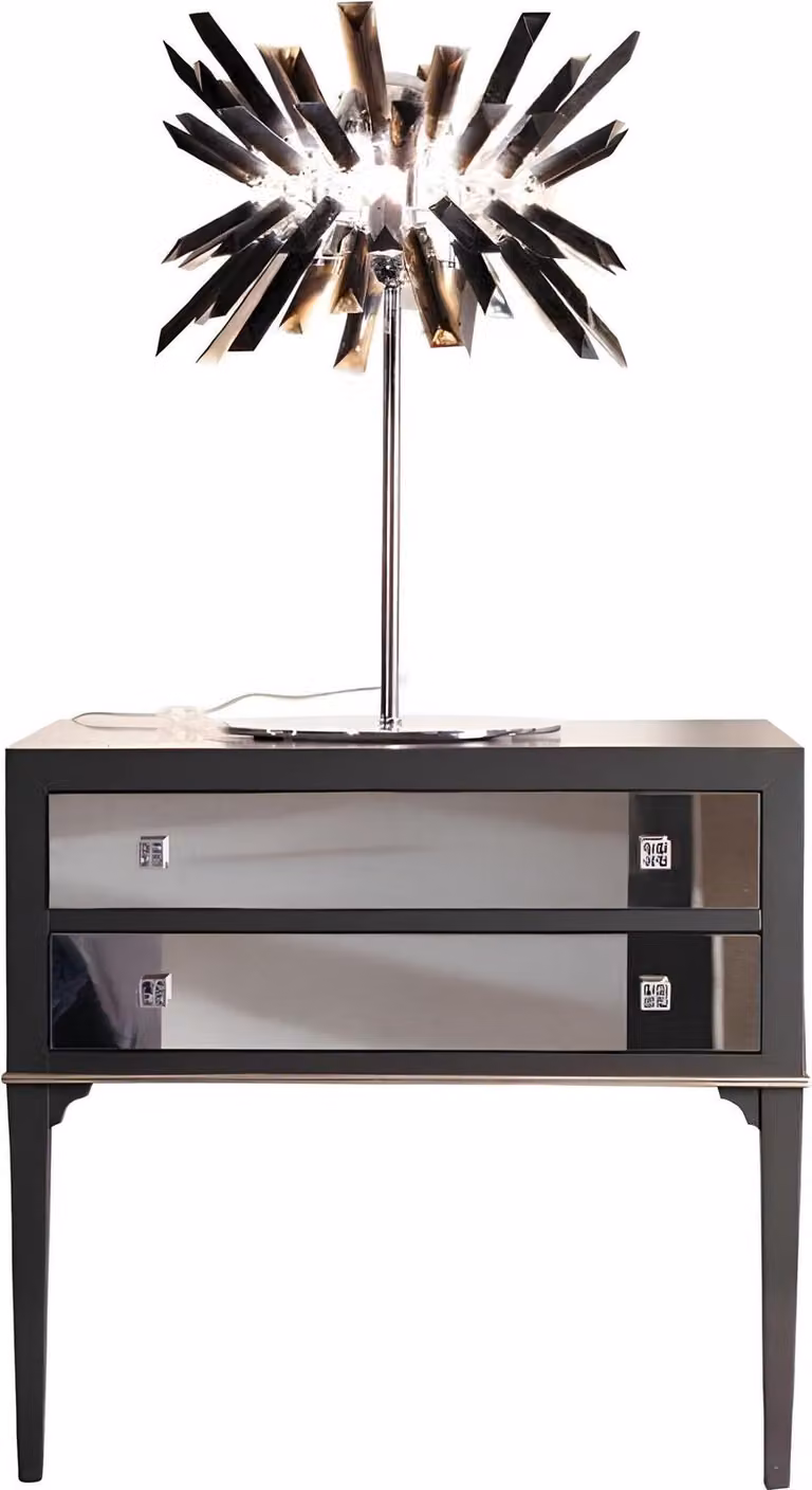 Italienische Möbel Design Kommode Modern Schwarz Luxus Holz Möbel Kommoden