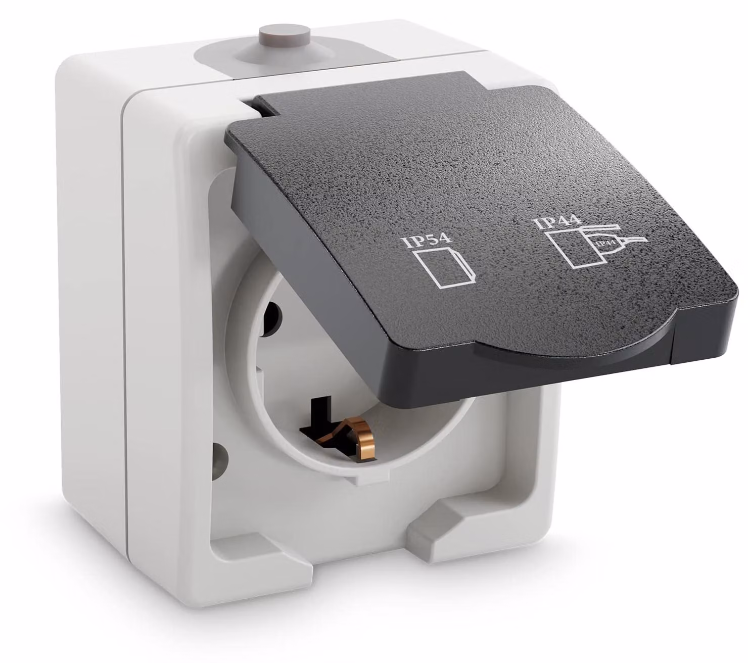 Prese multiple da incasso, a 1 modulo, per ambienti umidi, grado di protezione IP54, 250 V, 16 A