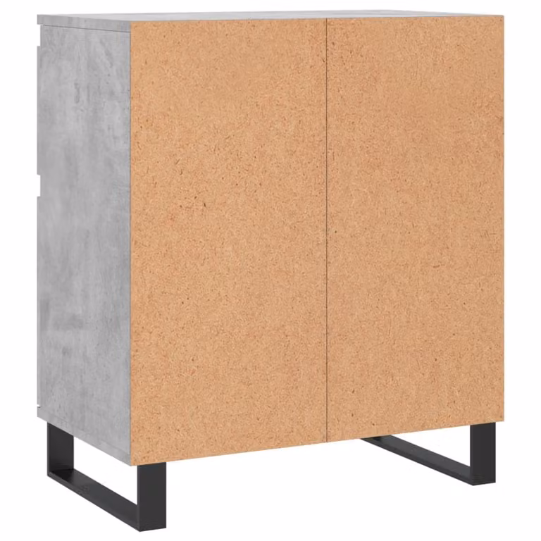 Credenza Grigio Cemento 60x35x70 cm in Legno Multistrato