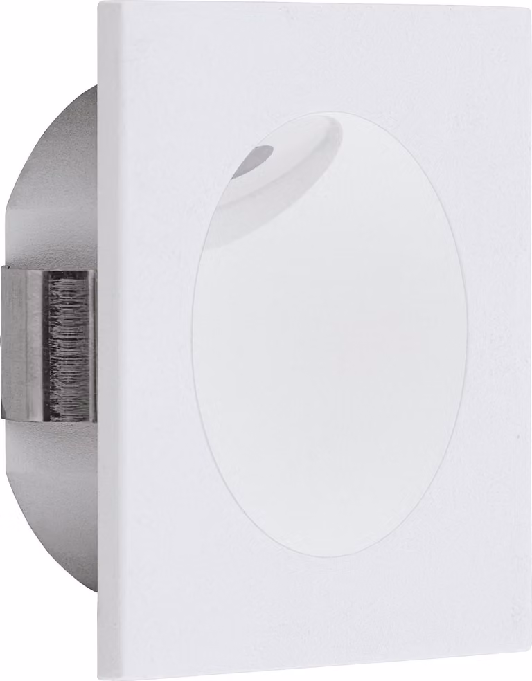 Applique da incasso a LED Zarate 8 x 8cm Bianco