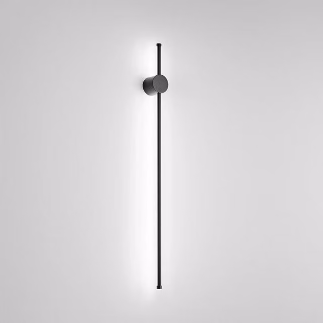 Applique Moderna Perenz Illumina Clock in Alluminio e Acrilico Nero con LED 20W 3000K Luce Bianco Caldo – 1