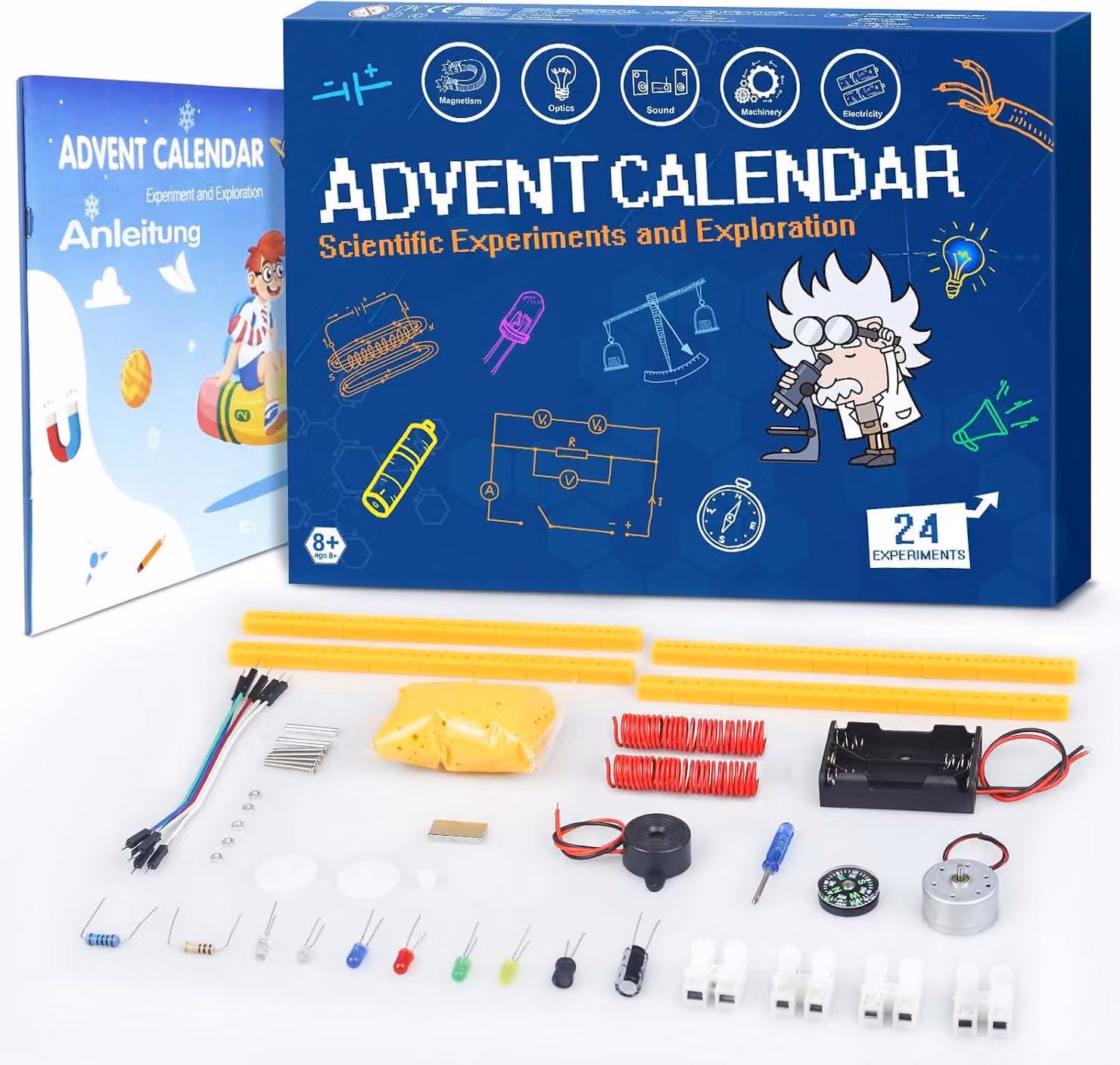 Calendario dell'Avvento 2026: set di esperimenti scientifici per bambini a partire da [età]