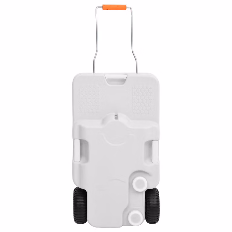 Serbatoio di Acqua con Ruote per Campeggio 30 L Grigio