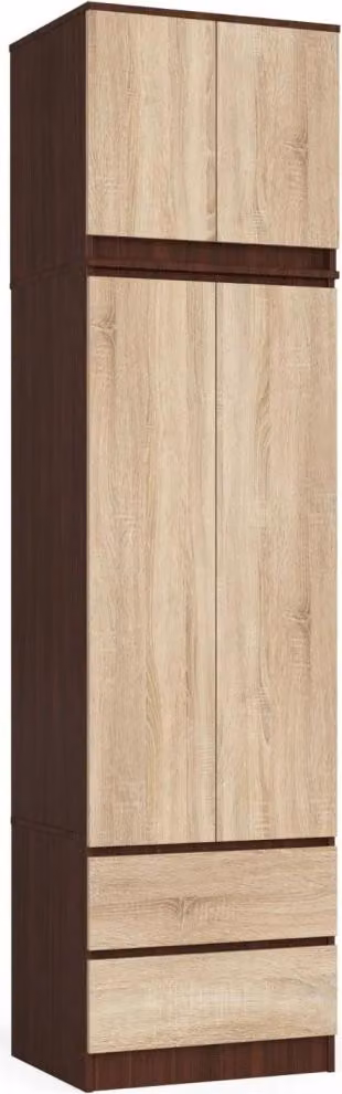 Armadio con prolunga 60 cm WREN - wengé / rovere sonoma