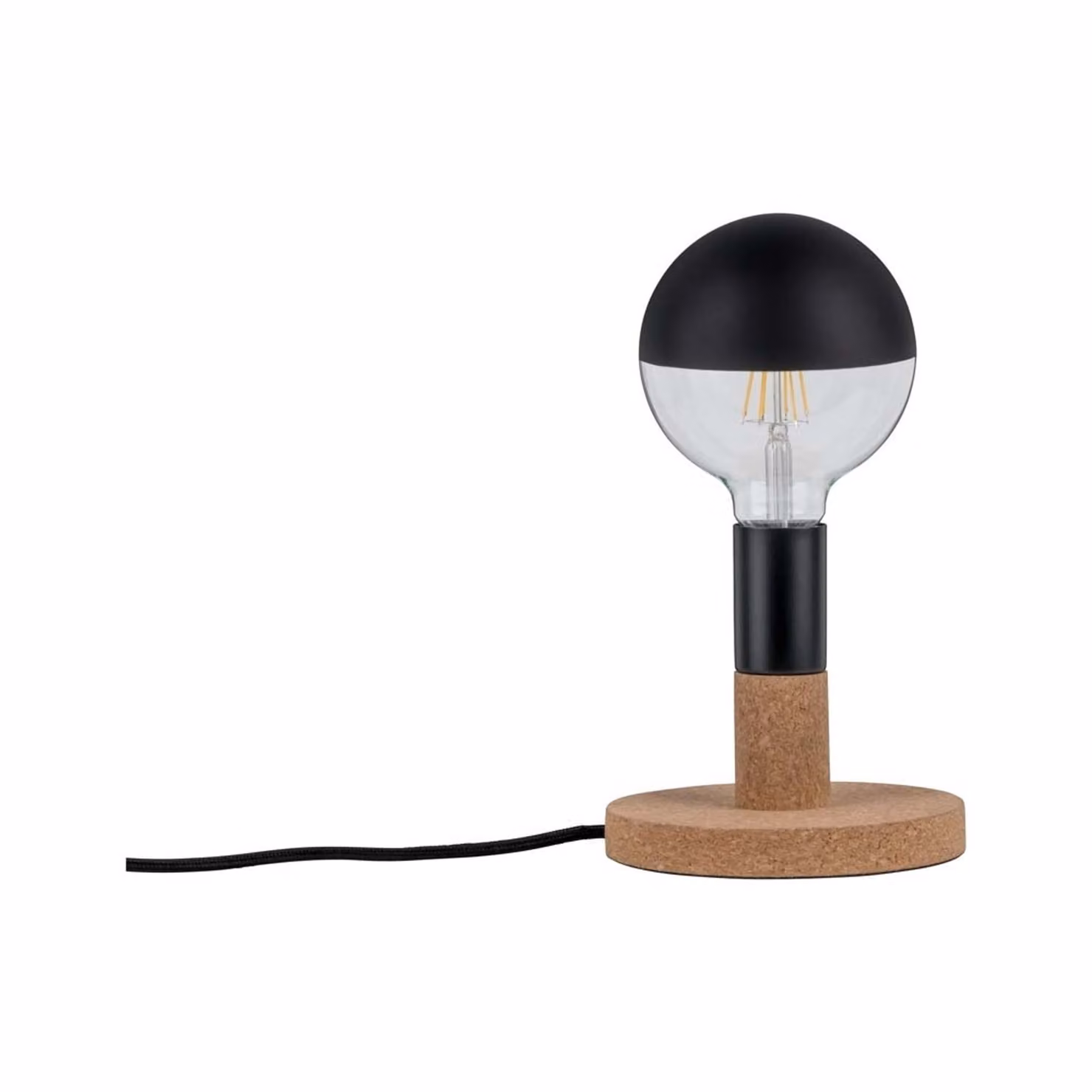 Lampada da tavolo Neordic Eske max 1x20W E27 in sughero nero
