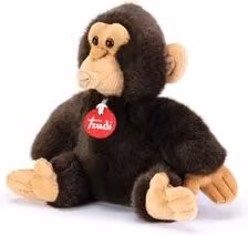 Peluche Scimmia Bisko S (23x12x22cm) CLASSIC Nero 27146