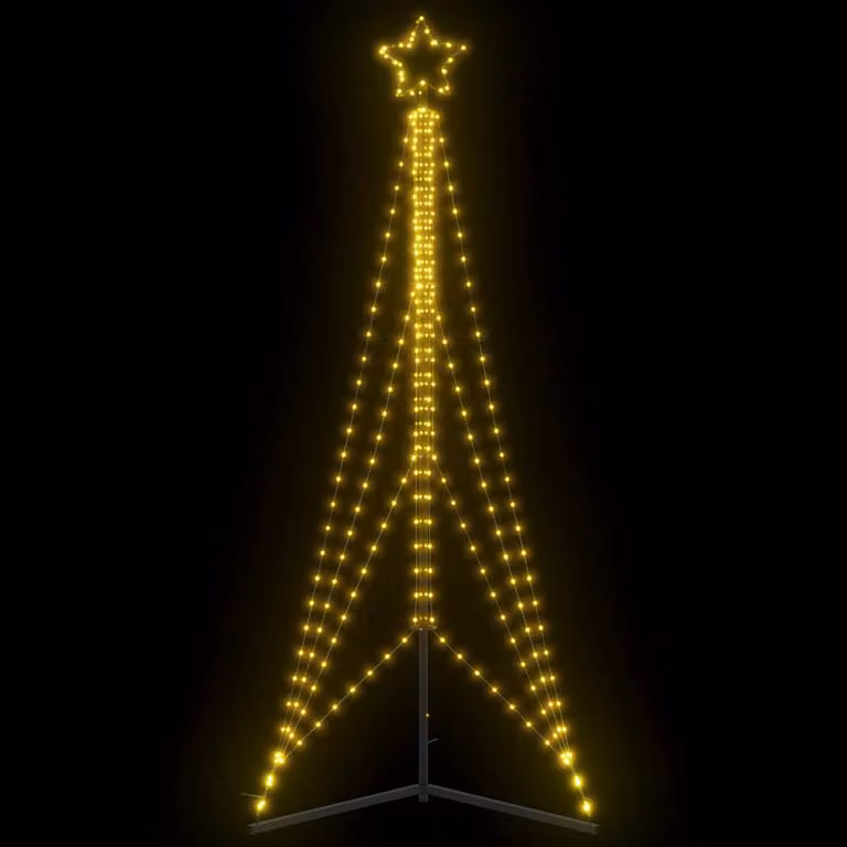 Albero di Natale con 483 LED bianco caldo vidaXL, Altezza: 240 cm