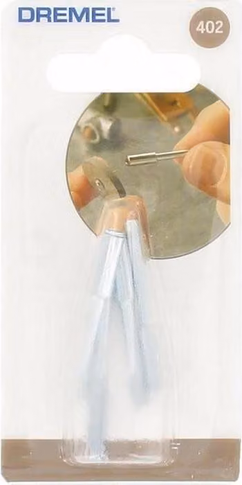 Set di adattatori da taglio, 4 pezzi, DREMEL 402, compatibile con utensili multifunzione, grigio
