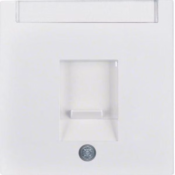 Berker 11708989 Z-Stk 1f con coperchio antipolvere. S.1, pw gl.