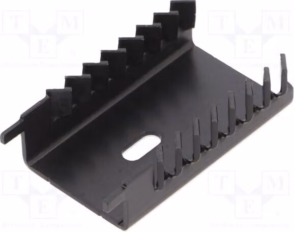 1 radiatore: pressato, 13K/W, modello FI307/SE, colore nero, larghezza: 30mm, altezza: 45mm, lunghezza: 12,7mm