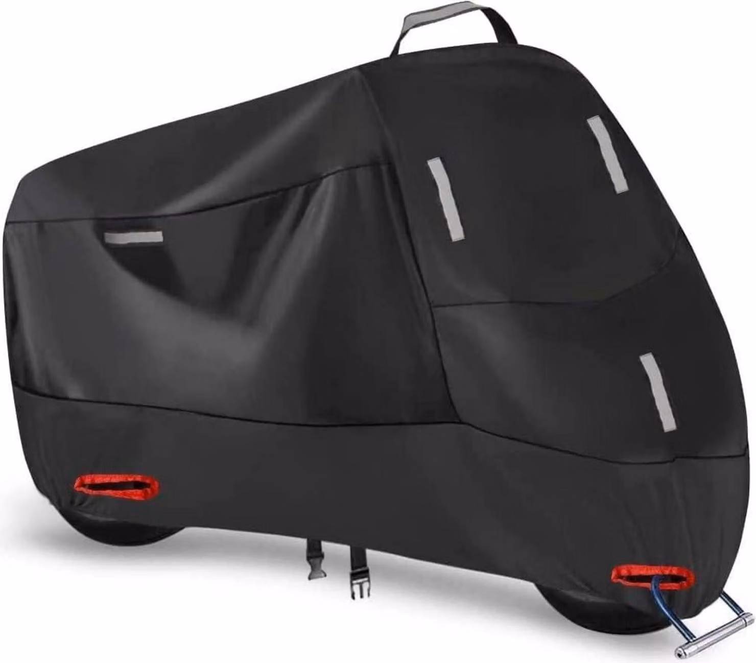 Telone moto 300D Oxford impermeabile strisce riflettenti M 200x90x100cm