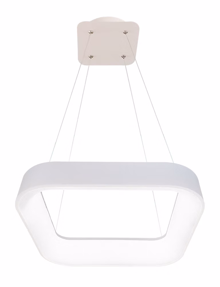 Ecolite Bianco apparecchio a sospensione LED quadrato 40W con DO WMKL02S-40W/LED-BI