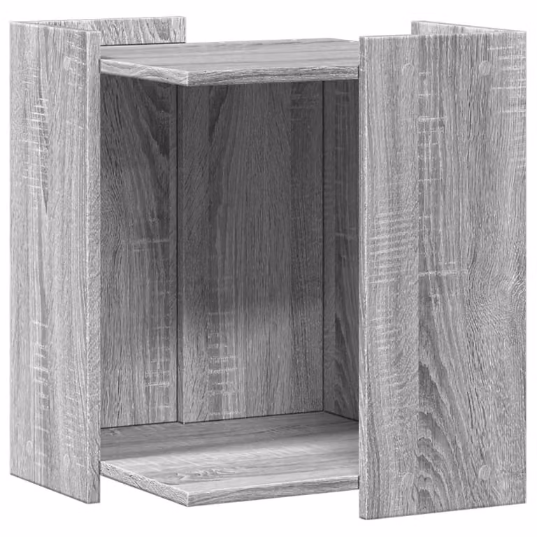 Recinto Lettiera Gatti Grigio Sonoma 60x40x40 cm in Truciolato