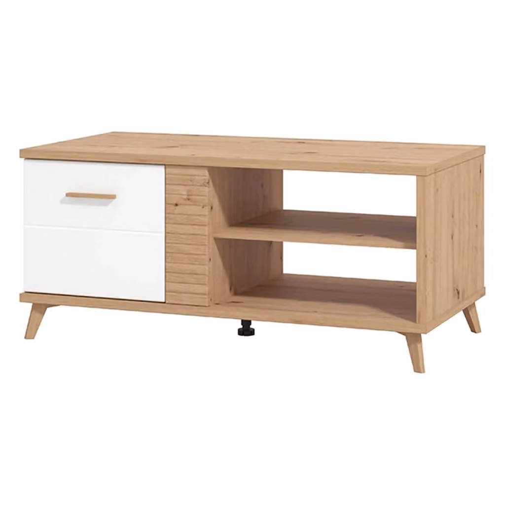 Tavolino da salotto Frati DMORA in legno rovere marrone con piedini, L/P/H: 120 x 60 x 54 cm – 2