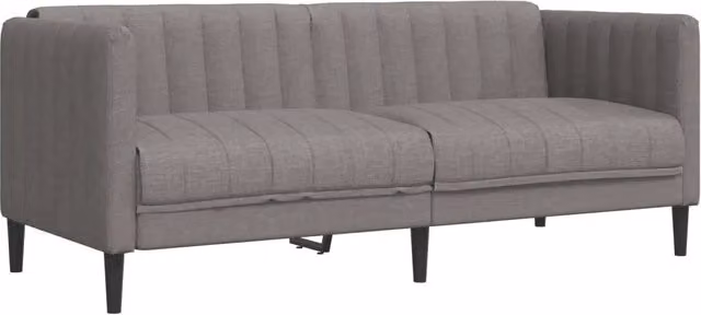 Divano | Divano da soggiorno | Sofa a 2 Posti Grigio Talpa in Tessuto