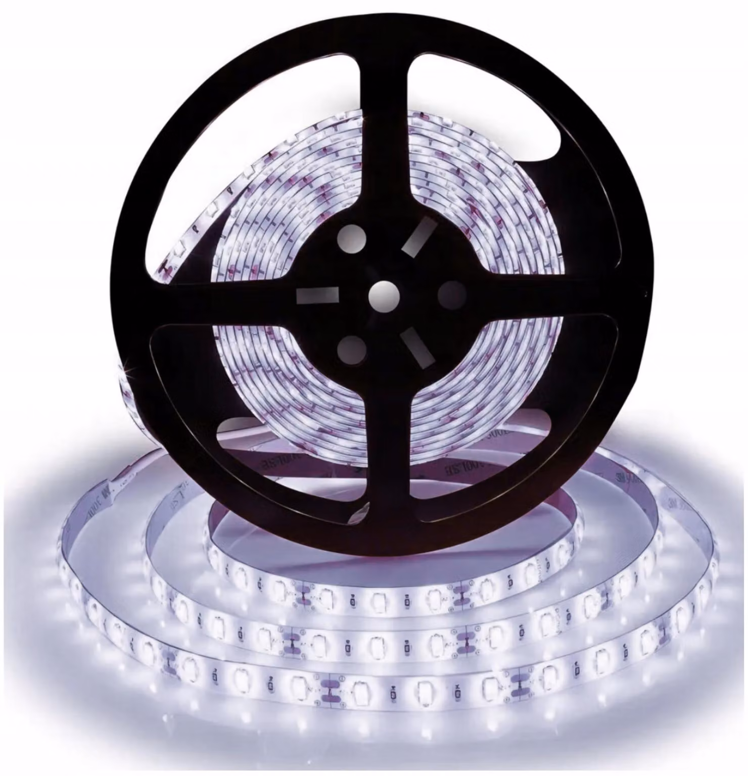 Striscia LED 5050, 3000 diodi, 720W-14,4W/metro, 12V, IP20, 6500K, 800 lumen/metro, bobina da 50 metri