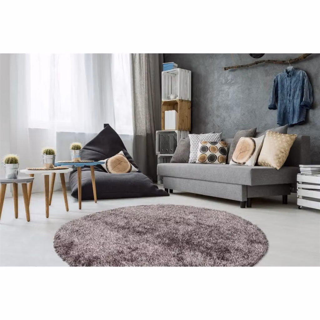 Tappeto Shaggy Diamond Kendra Home antracite con design moderno in poliestere – 2
