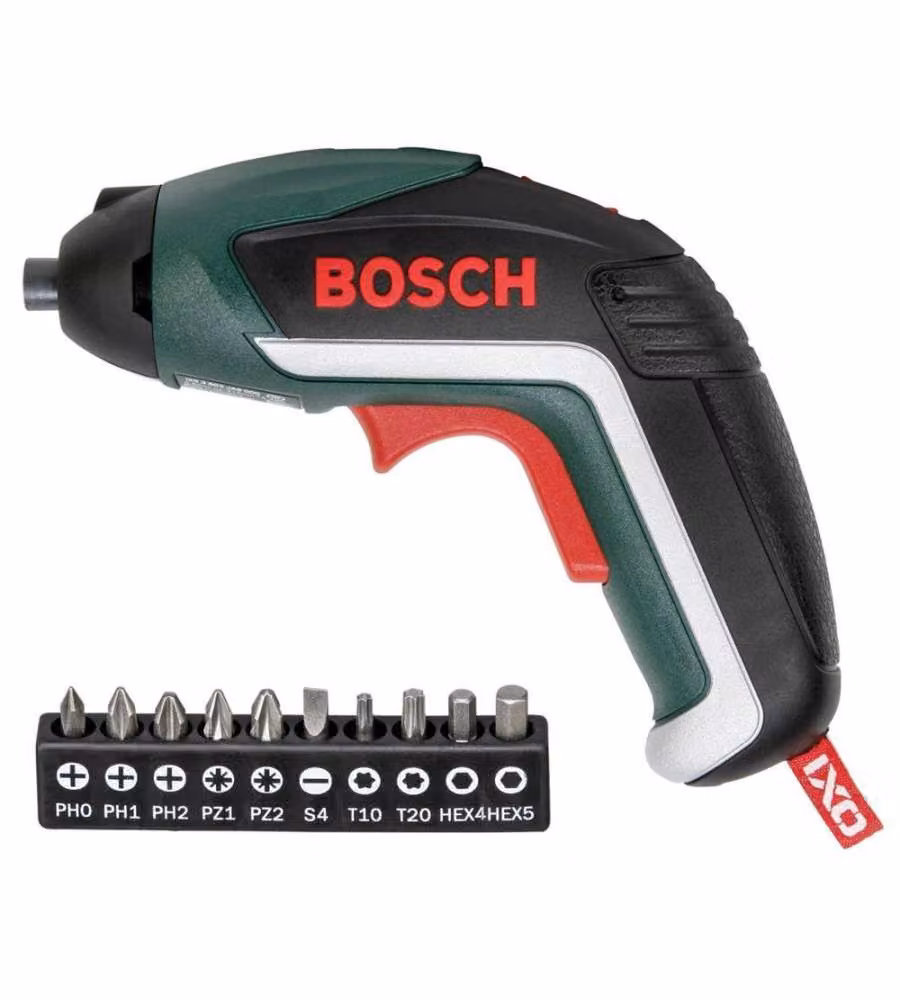 Bosch Avvitatore IXO 3,6V Verde con Batteria al Litio e 10 Bit Inclusi