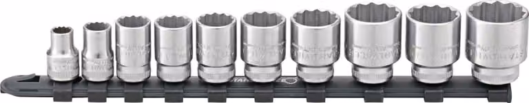 Set di chiavi a bussola Stahlwille 3/8 con barra di fissaggio 8-24 mm 10 pezzi