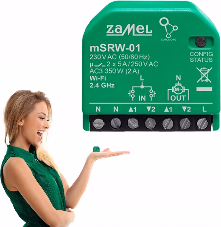 Comando WLAN per tapparelle mSRW-01 da incasso Smart Home