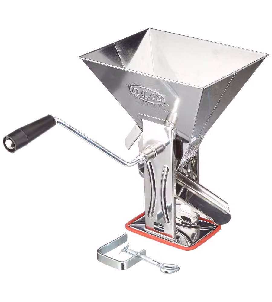 Omac Spremipomodoro Manuale Gulliver in Acciaio Inox Argento L/P/H: 17 x 22,5 x 30 cm