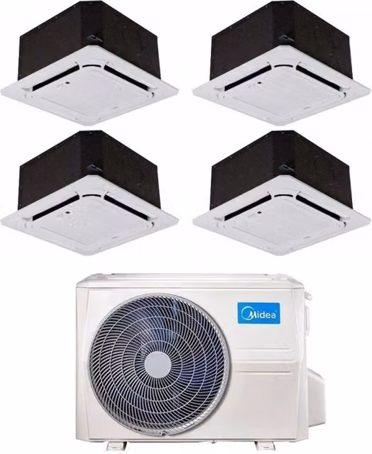 Condizionatore Quadri Split Midea Cassetta M4O-36FN8-Q con Wi-Fi Opzionale Bianco – 1