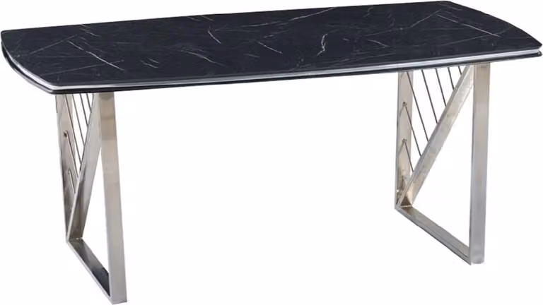 Luxus Esstisch Esszimmer Möbel Einrichtung Tisch Metall Design Tische Esstische