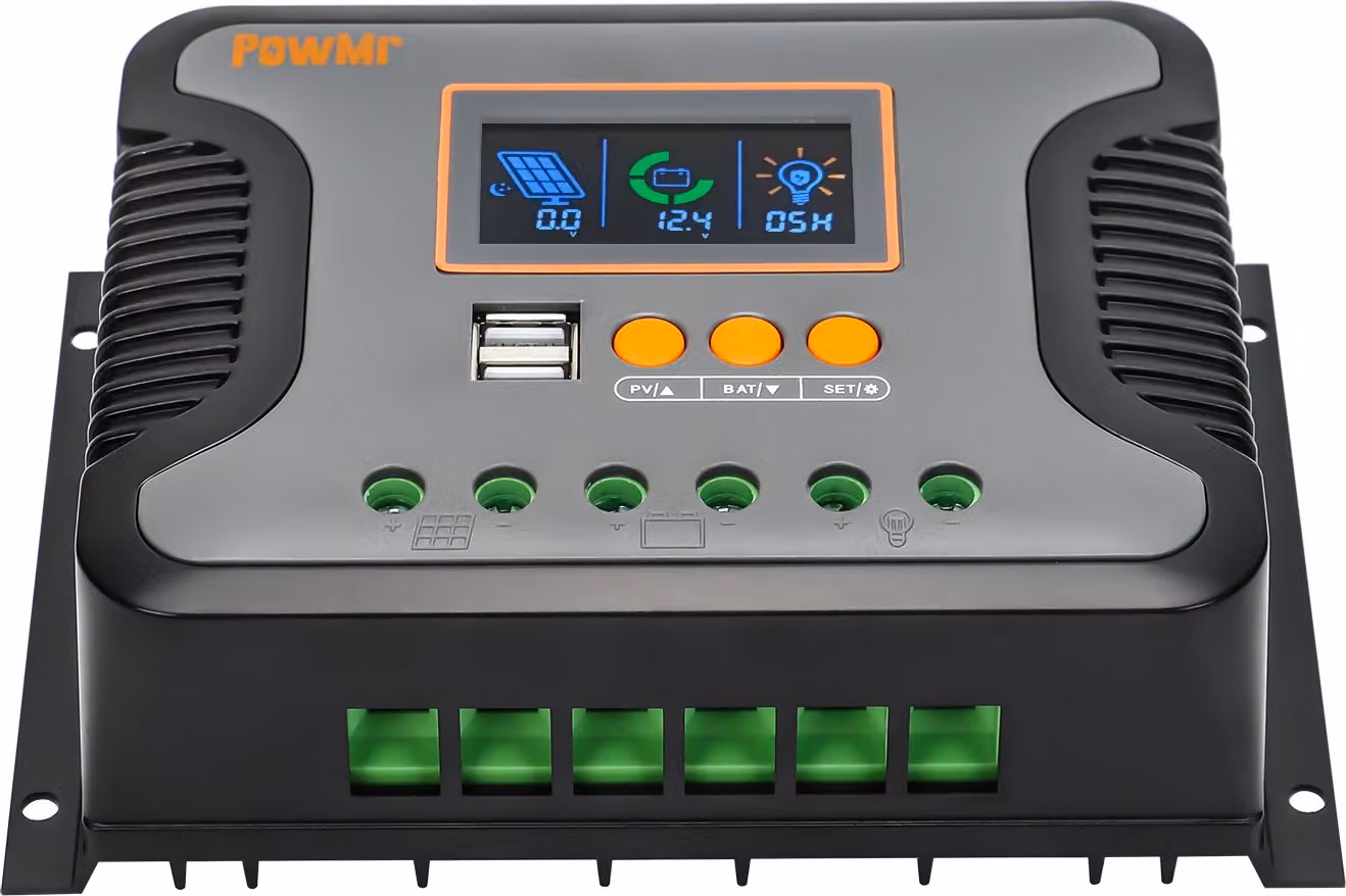 Regolatore di carica solare PWM, opzioni 30A, 60A, 80A, compatibilità multitensione, regolatore PWM 80A