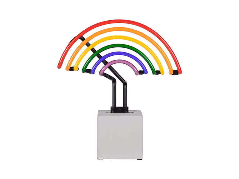 Neon Rainbow Lampada da Tavolo
