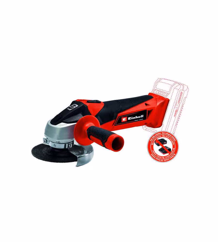 Smerigliatrice angolare a batteria Einhell TC-AG 18 Li Solo Power X-Change, Diametro: 115 mm – 2