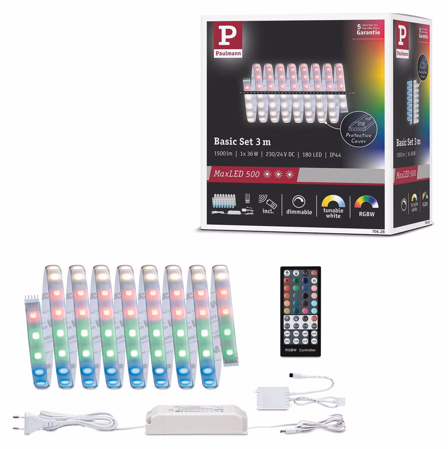 Paulmann MaxLED 500 Striscia LED RGBW Basisset