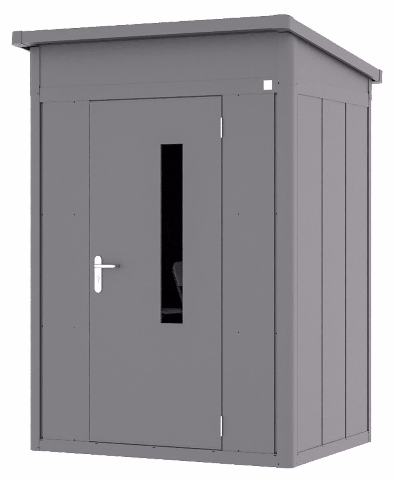 GFP Primeyard Casetta da giardino metallo 158x122x231 cm Armadio da esterno per attrezzi antracite