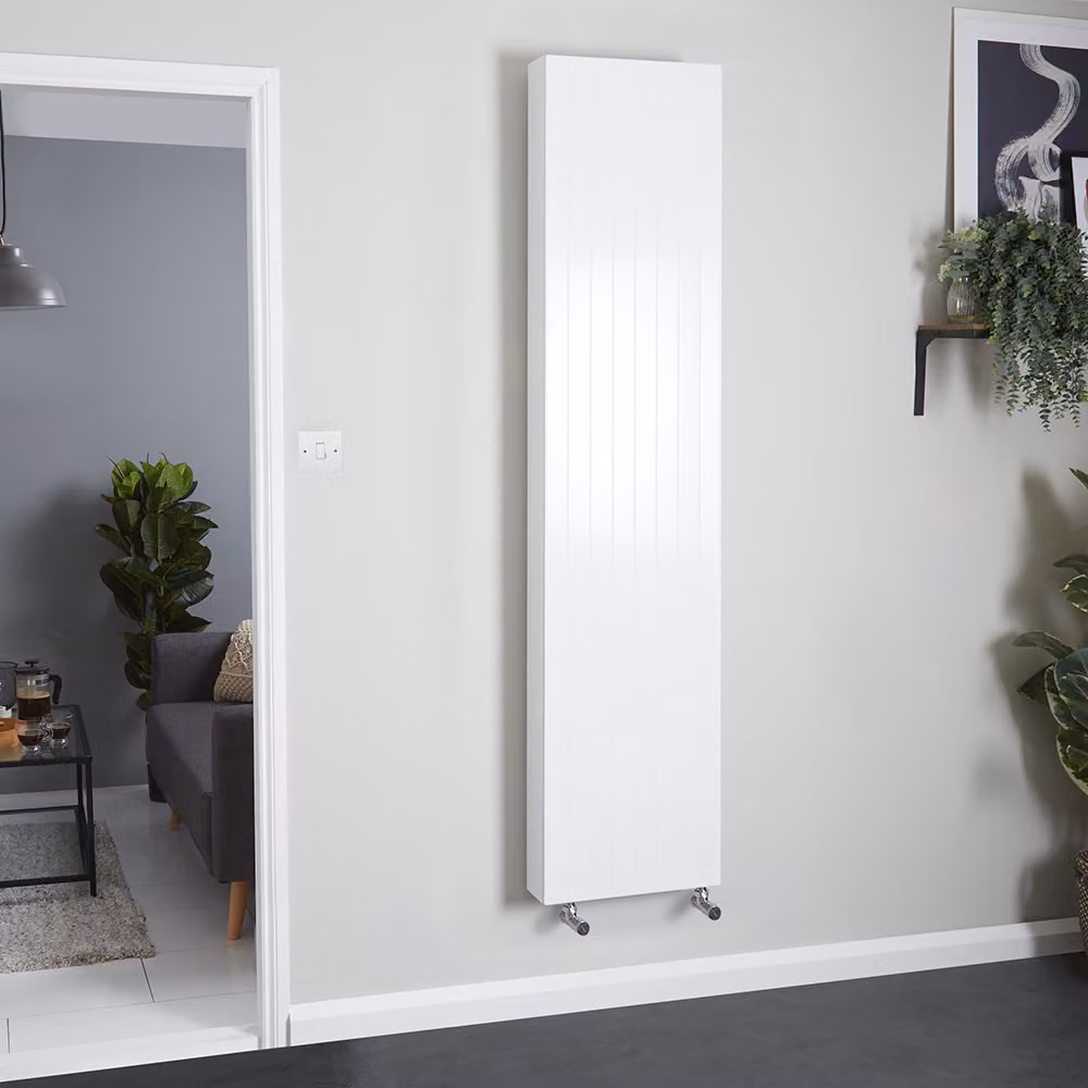 Radiatore Convettore Verticale a Pannello Doppio - Bianco - 1800mm x 400mm
