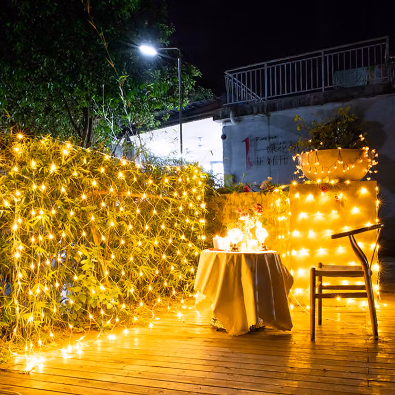 Salcar 204 LED luci fiabesche 3x2m tenda luminosa interna 8 modalità tenda luminosa e funzione di memoria luce di Natale festa bianco caldo