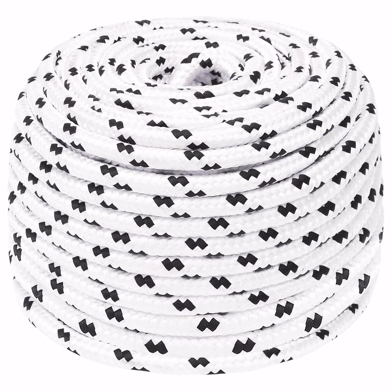 Corda multiuso vidaXL in plastica bianca, lunghezza 100 m, diametro 8 mm