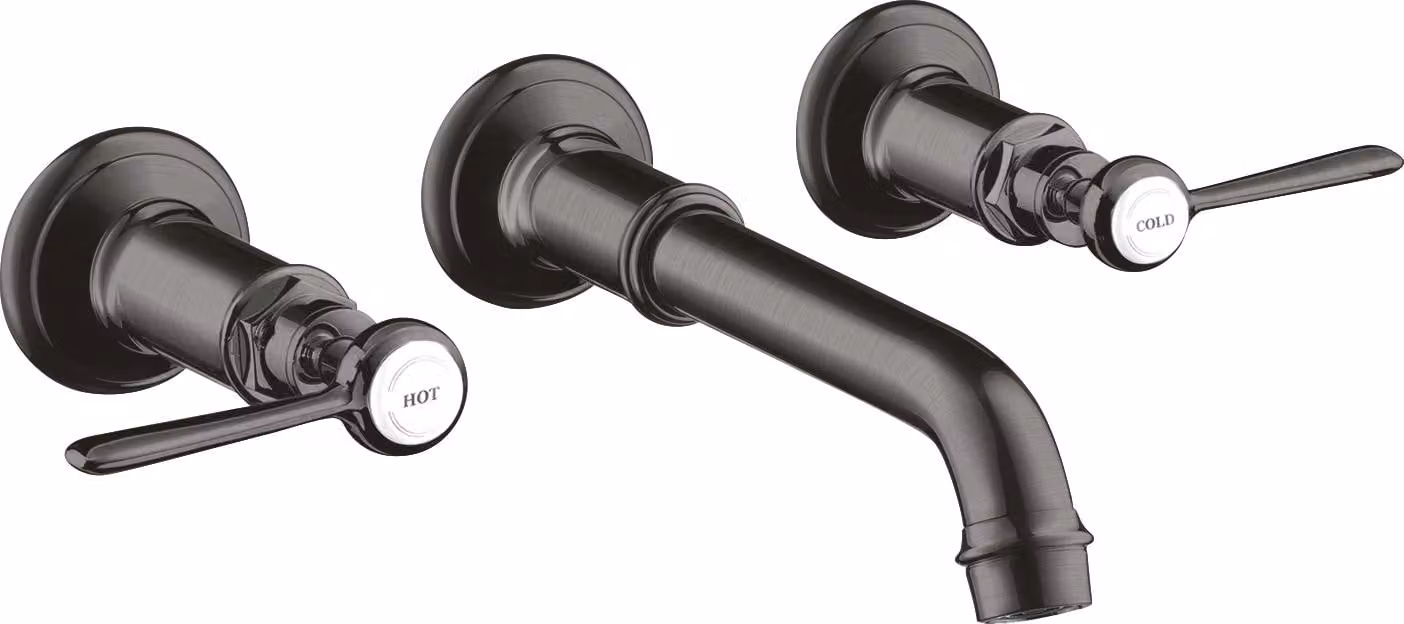 hansgrohe AXOR MONTREUX mitigeur lavabo 3 trous encastré, montage mural, béqu'illes, 16534340, 16534340
