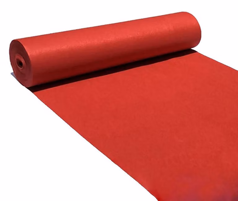 Tappeto per cerimonia nuziale, lunghezza personalizzabile, design resistente, colore rosso, 1,2 metri, 9 metri