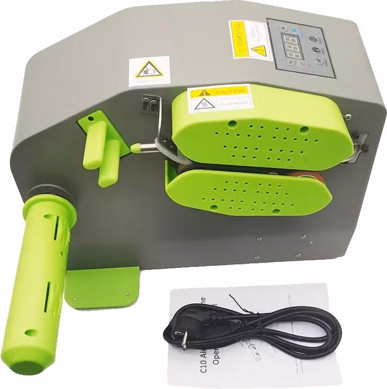 Macchina a cuscino d'aria, velocità del vento regolabile, alta efficienza, arancione o nero, 220 V