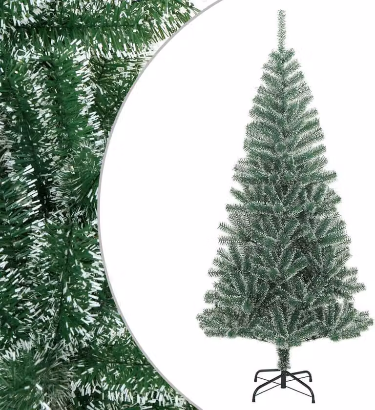 Maison Exclusive - Albero di Natale artificiale, verde, con effetto neve, altezza 240 cm