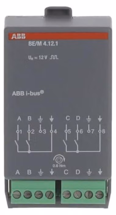 Modulo di ingresso binario BE/M 4.12.1 (2CDG110007R0011)