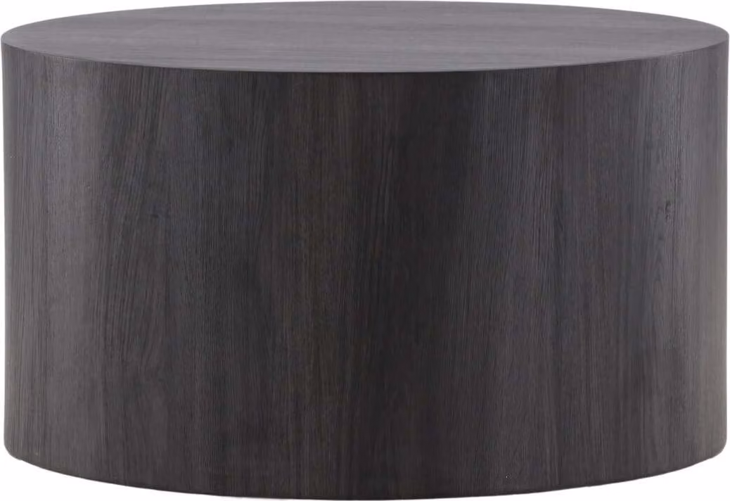 FURNLUX Tavolino York Nero 80cm / Hauptfarbe: Schwarz / Dimensioni: 80 x 80 x 45 cm